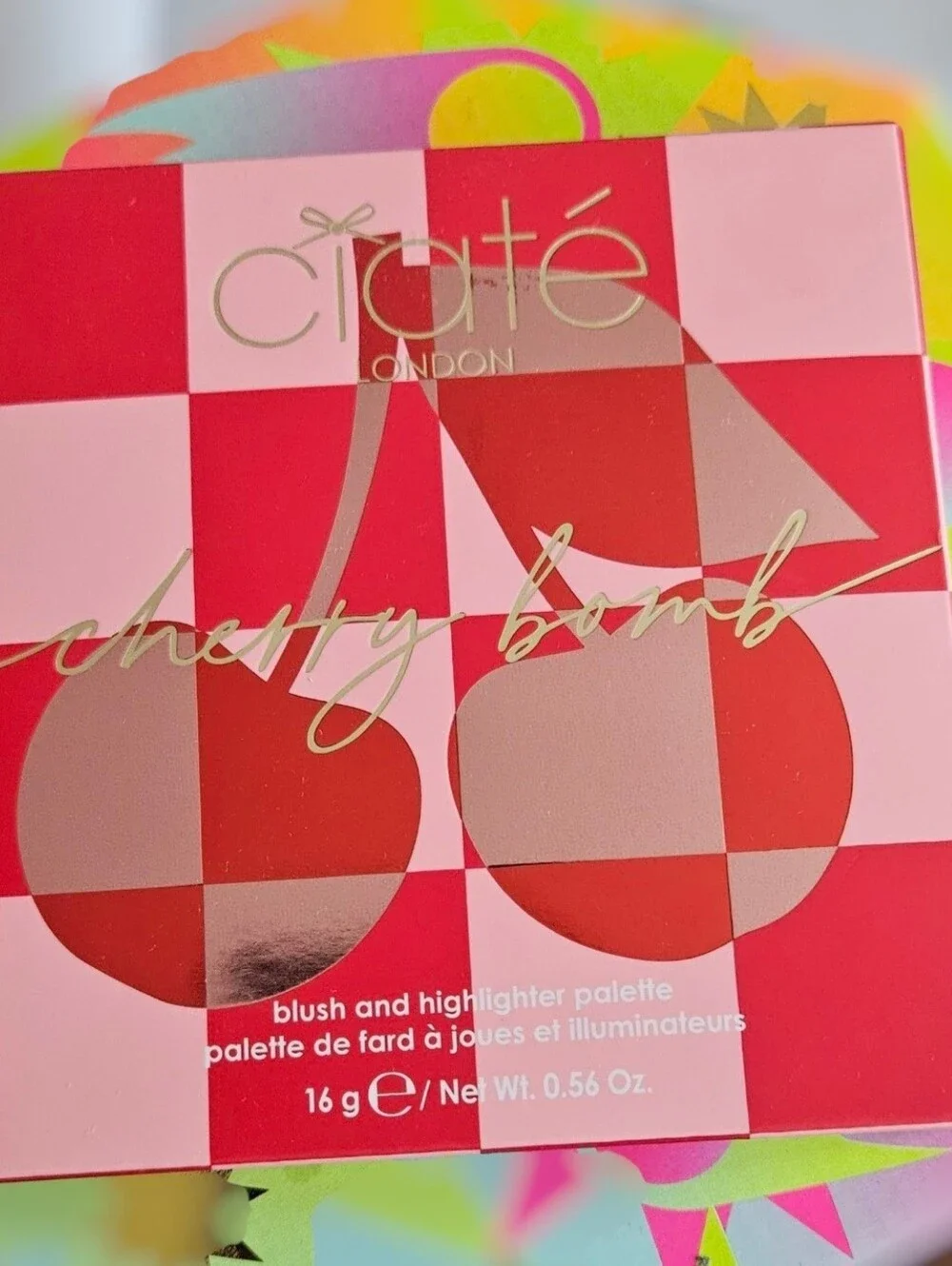 Ciaté Cherry Bomb Blush & Highlighter Palette